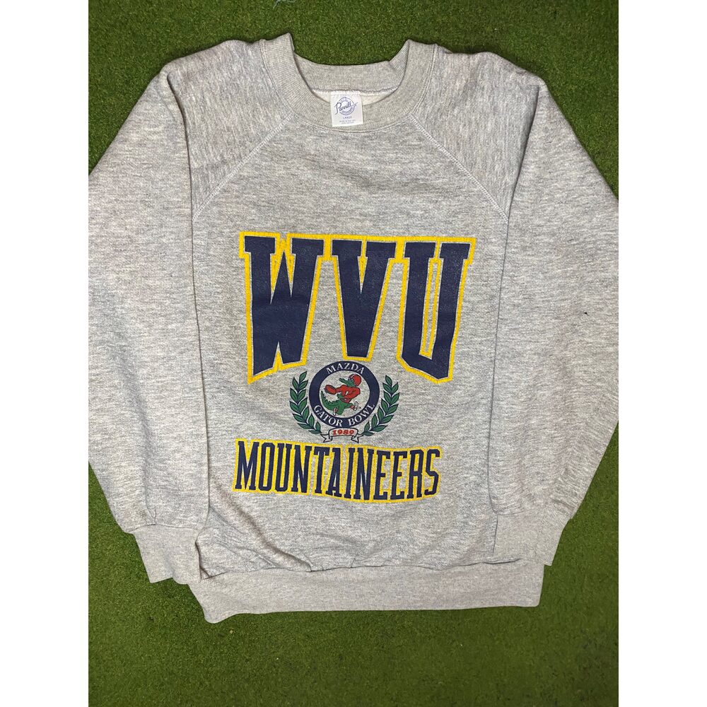 1989 Wvu Mountaineers  Mazda Gator Bowl  Vintage College Football Sweatshirt